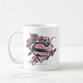 Supergirl Logo met Rozen Koffiemok (Links)