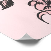 Supergirl Logo met Rozen Poster (Hoek)