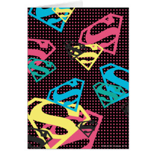 Supergirl Logo Pattern & Polka Dots