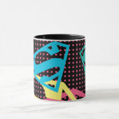 Supergirl Logo Pattern & Polka Dots Mok (Midden)