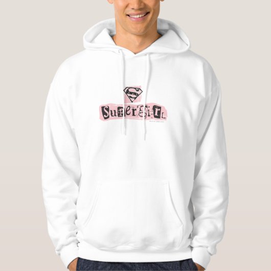 Supergirl Logo Ransom Note Hoodie (Voorkant)