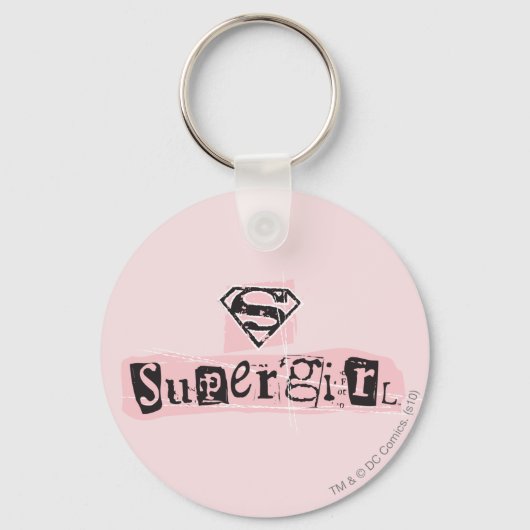 Supergirl Logo Ransom Note Sleutelhanger (Voorkant)