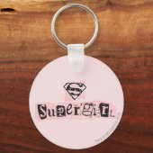Supergirl Logo Ransom Note Sleutelhanger (Voorkant)
