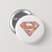 Supergirl Logo Ronde Button 5,7 Cm (Voorkant /achterkant)