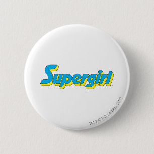 Supergirl Logo Ronde Button 5,7 Cm