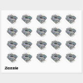 Supergirl Logo Ronde Sticker (Vel)