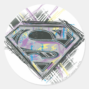 Supergirl Logo Ronde Sticker