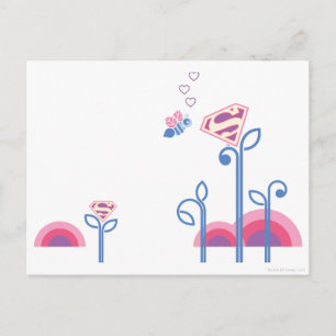 Supergirl Love Bee Briefkaart