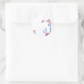 Supergirl Love Bee Ronde Sticker (Tas)