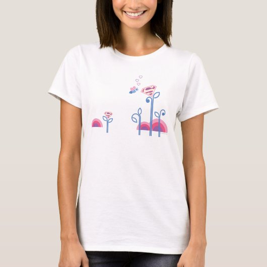 Supergirl Love Bee T-shirt (Voorkant)