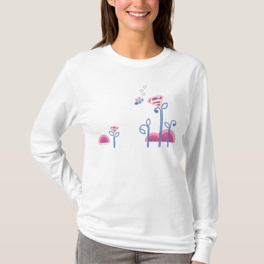 Supergirl Love Bee T-shirt (Voorkant)