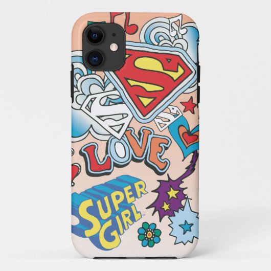 Supergirl Love Case-Mate iPhone Case (Achterkant)