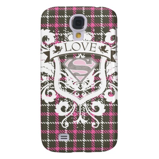 Supergirl Love Crest Case-Mate Samsung Galaxy Hoesje (Achterkant)