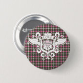 Supergirl Love Crest Ronde Button 5,7 Cm (Voorkant /achterkant)