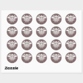 Supergirl Love Crest Ronde Sticker (Vel)