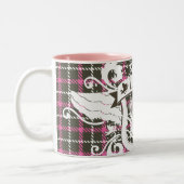 Supergirl Love Crest Tweekleurige Koffiemok (Links)