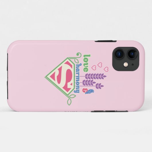 Supergirl Love & Harmony Case-Mate iPhone Case (Achterkant (horizontaal))