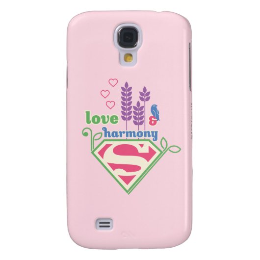 Supergirl Love & Harmony Case-Mate Samsung Galaxy Hoesje (Achterkant)