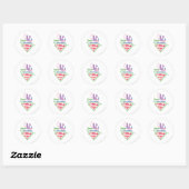 Supergirl Love & Harmony Ronde Sticker (Vel)