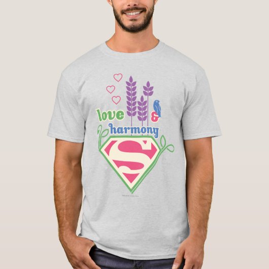 Supergirl Love & Harmony T-shirt (Voorkant)