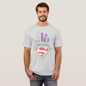Supergirl Love & Harmony T-shirt (Voorkant volledig)