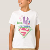 Supergirl Love & Harmony T-shirt (Voorkant)