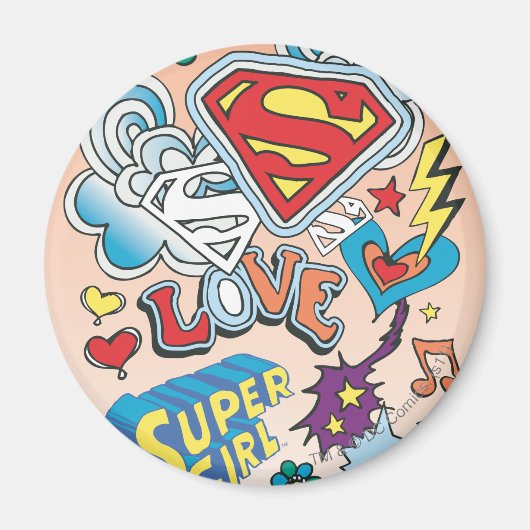 Supergirl Love Magneet (Voorkant)
