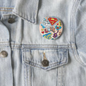 Supergirl Love Ronde Button 5,7 Cm (In situ)