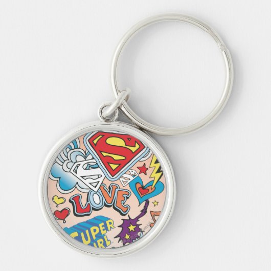 Supergirl Love Sleutelhanger (Voorkant)