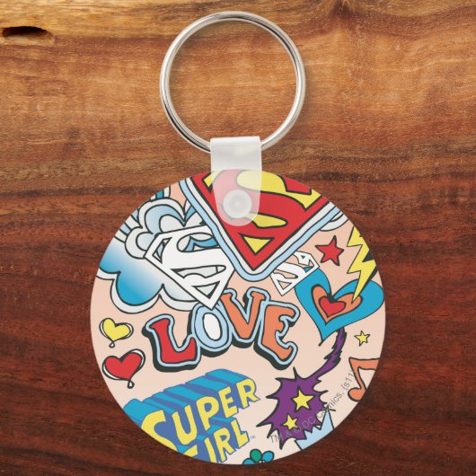 Supergirl Love Sleutelhanger (Voorkant)