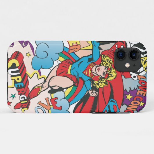 Supergirl Love Verkopers Case-Mate iPhone Case (Achterkant (horizontaal))