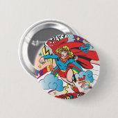 Supergirl Love Verkopers Ronde Button 5,7 Cm (Voorkant /achterkant)