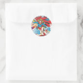Supergirl Love Verkopers Ronde Sticker (Tas)