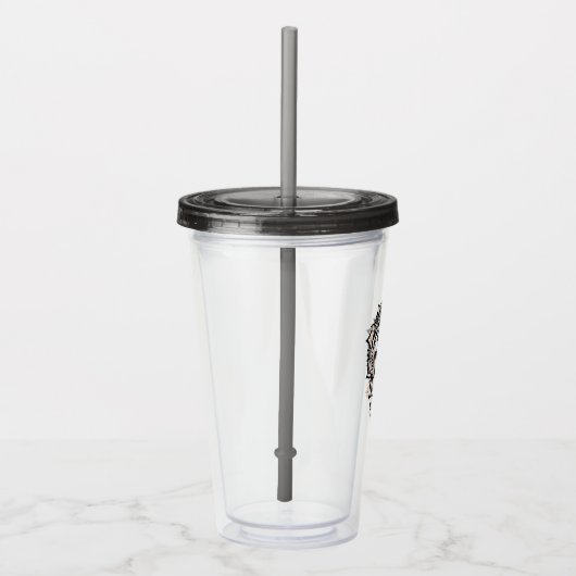 Supergirl Mandala Graphic Acryl Drinkbeker (Rechts)