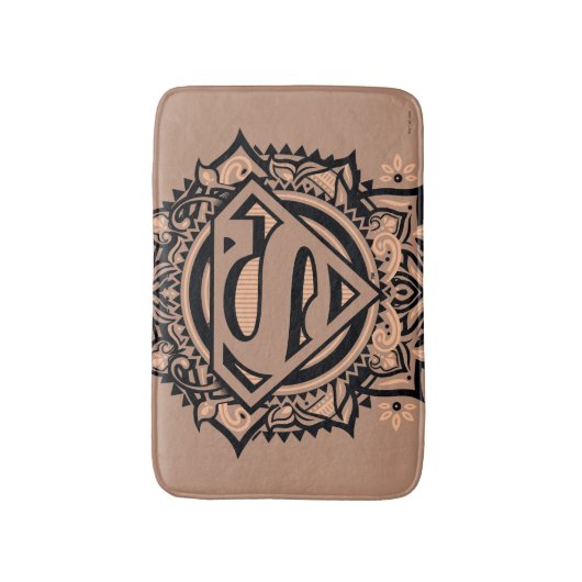 Supergirl Mandala Graphic Badmat (Voorkant Verticaal)