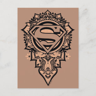 Supergirl Mandala Graphic Briefkaart