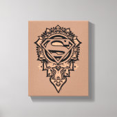Supergirl Mandala Graphic Canvas Afdruk (Voorkant)