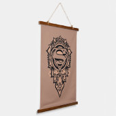 Supergirl Mandala Graphic Hangend Wandkleed (Gebogen)