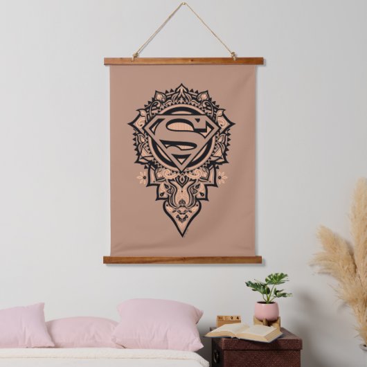 Supergirl Mandala Graphic Hangend Wandkleed (Slaapkamer)