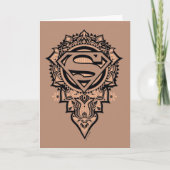 Supergirl Mandala Graphic Kaart (Voorkant)