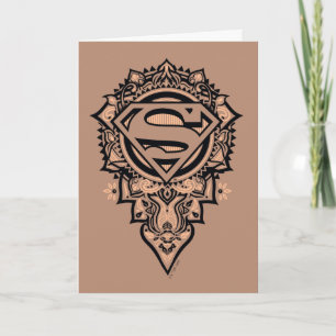 Supergirl Mandala Graphic Kaart