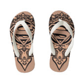 Supergirl Mandala Graphic Kinder Teenslippers (Voetbed)