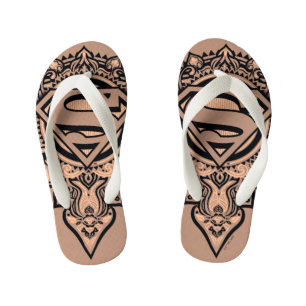 Supergirl Mandala Graphic Kinder Teenslippers