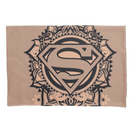 Supergirl Mandala Graphic Kussensloop (Voorkant)