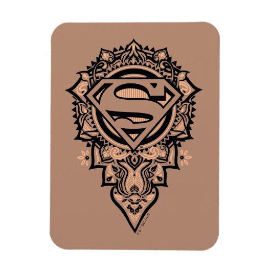 Supergirl Mandala Graphic Magneet (Verticaal)