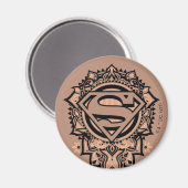 Supergirl Mandala Graphic Magneet (Voorkant / Achterkant)