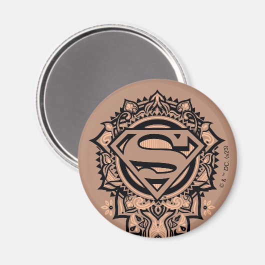 Supergirl Mandala Graphic Magneet (Voorkant / Achterkant)