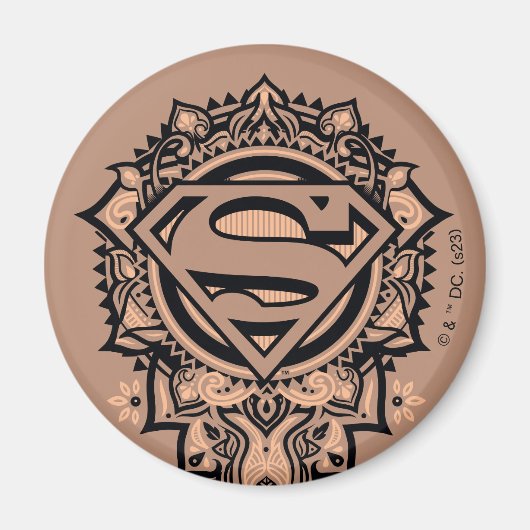 Supergirl Mandala Graphic Magneet (Voorkant)
