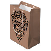 Supergirl Mandala Graphic Medium Cadeauzakje (Achterkant Gekanteld)
