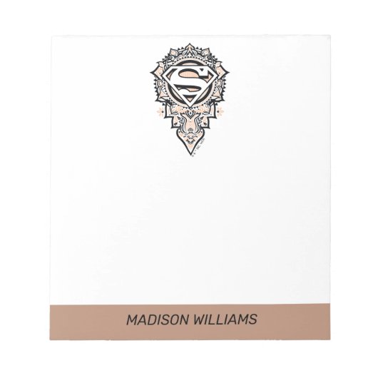 Supergirl Mandala Graphic Notitieblok (Voorkant)